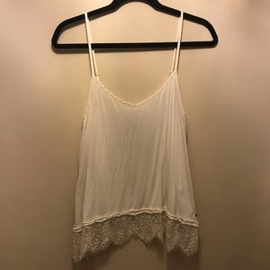 American Eagle white tank top (M)